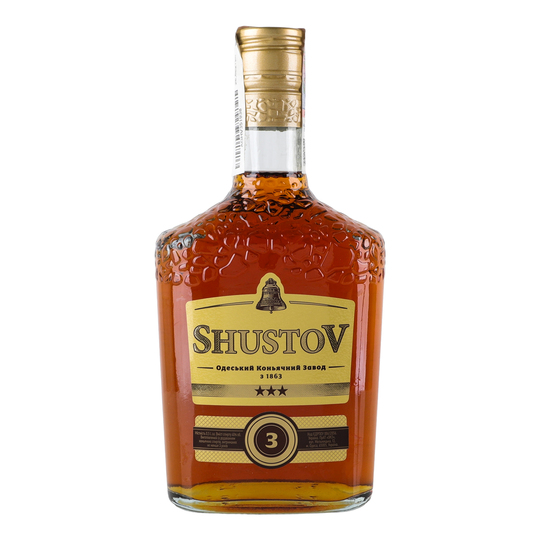 Напій спиртний Шустов 3* 40% 0,5л