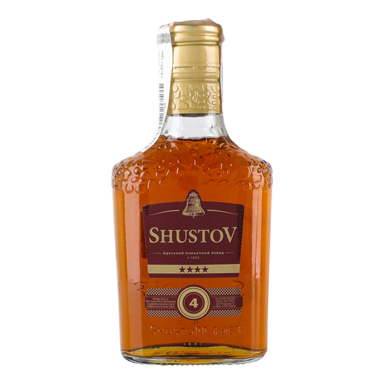 Напій спиртний Шустов 4* 40% 0,25л