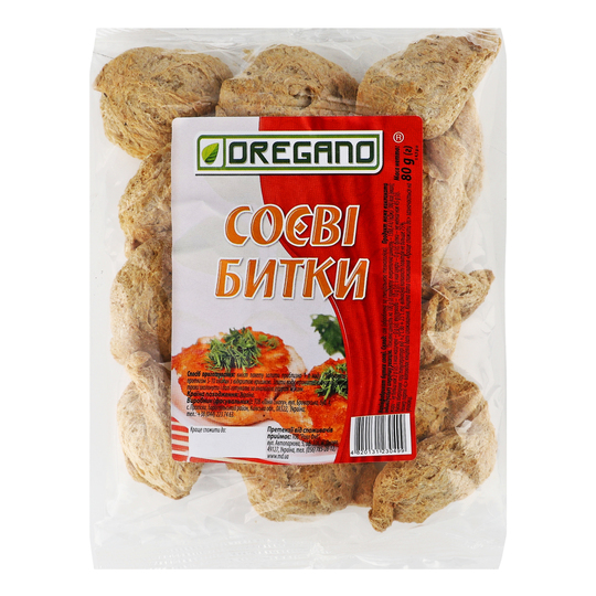 Битки соєві Oregano 80г