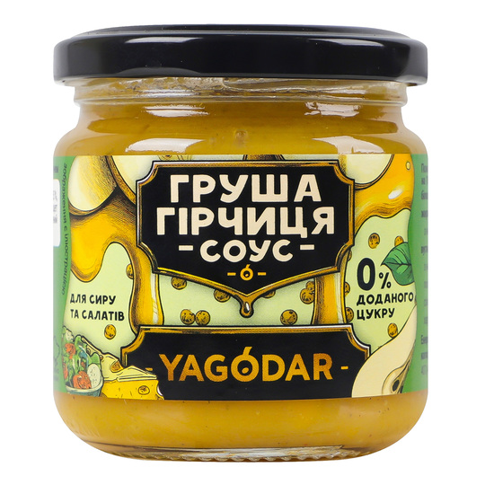Соус Груша-гірчиця Yagodar б/ц с/б 200г