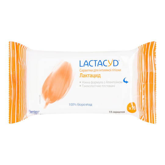 Серветки для інт.гігієни Lactacyd 15шт