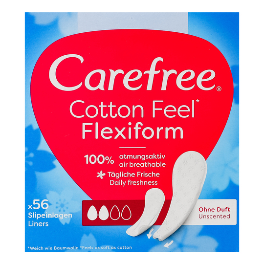 Прокладки щоденні флексі Carefree 56шт