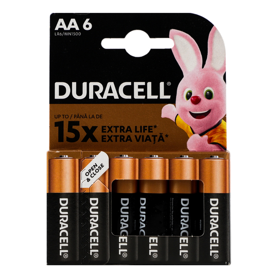 Батарейка LR06 MN1500 Duracell 6шт