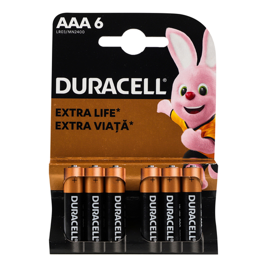 Батарейка LR03 MN2400 Duracell 6шт