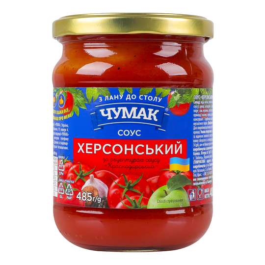 Соус Херсонський Чумак скло 485г