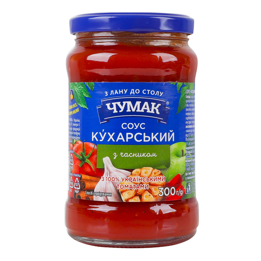 Соус Кухарський з часником Чумак СБ300г