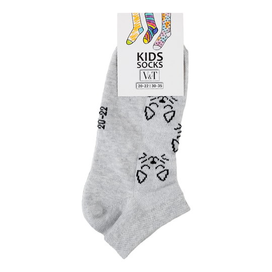 Шкарпетки дит.слід.VT котен.сір.р.20-22