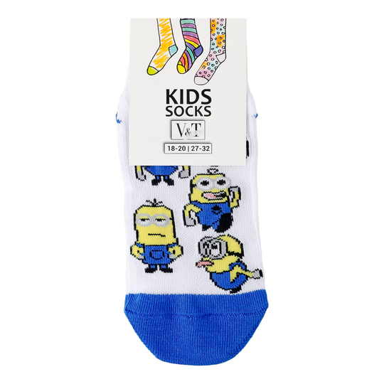 Шкарпетки дит.слід.VT Вп білий р.18-20