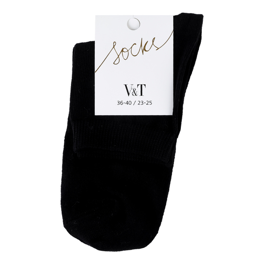 Шкарпетки жін.ук.VT одн.чорний р.23-25