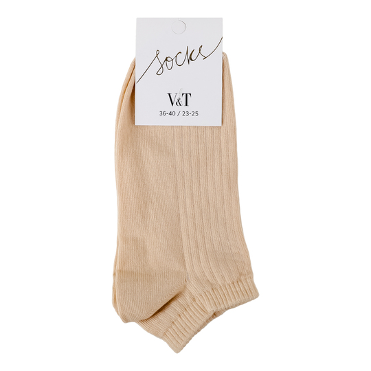 Шкарпетки жін.слід.VT руб.беж.р.23-25