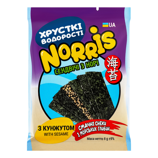 Сендвіч норі з кунжутом Norris 8г