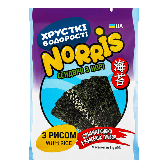 Сендвіч норі з рисом Norris 8г