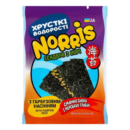 Сендвіч норі з гарбуз.насінням Norris 8г