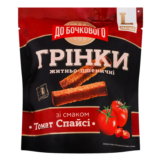 Грінки жит-пшен.томат До бочкового 120г