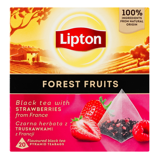 Чай чорний аром.ForestFruit Lipton20*1,7