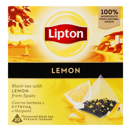 Чай чорний аром.Lemon Lipton 20*1,7г