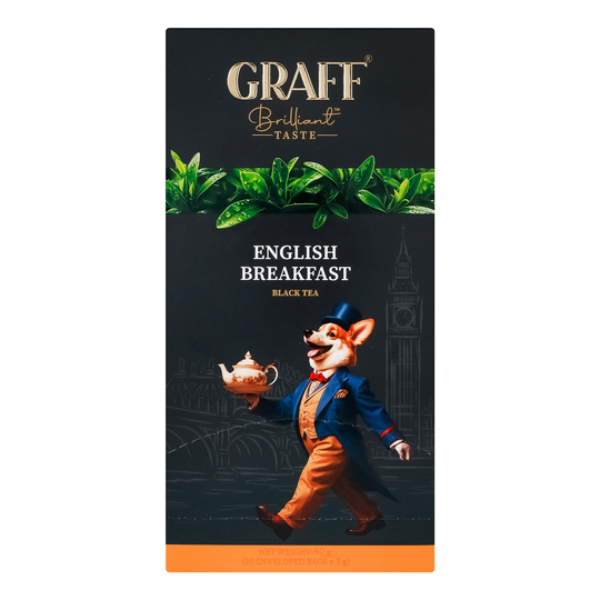 Чай чорний Англійський Graff 20*2г