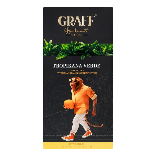 Чай зелений Тропічний Graff 20*1,5г