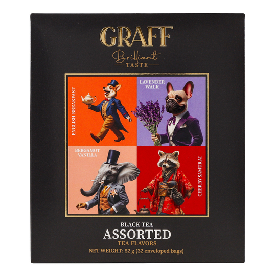 Чай чорний асорті Graff 32шт
