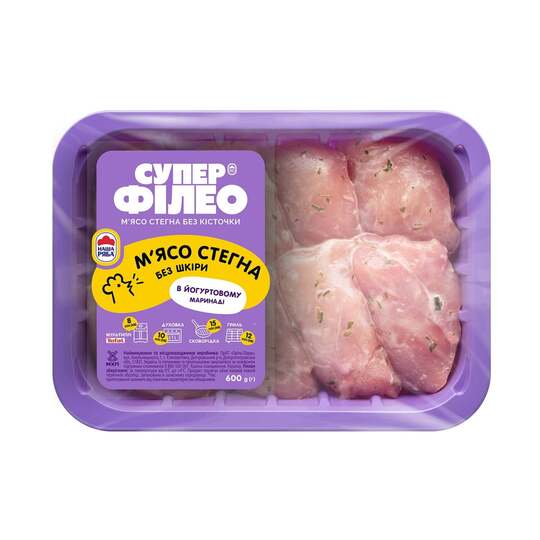 М'ясо стегна в йог.мар.Супер Філео 600г