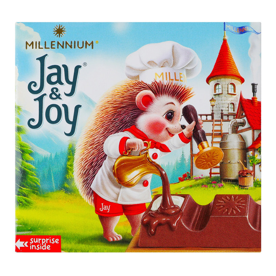 Шоколад мол.Jay&Joy з нач.Millenium45г