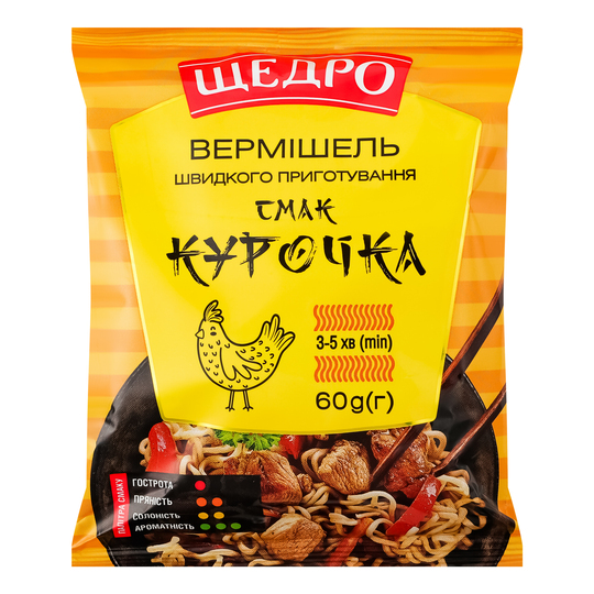 Вермішель ш/п Курочка Щедро 60г