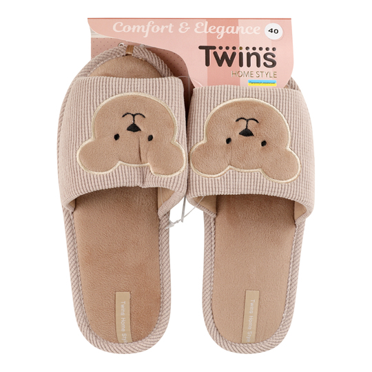 Капці домашні Twins жін.виш/апл.р.36-40