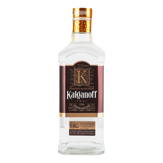 Горілка особл. люкс Kalganoff 40% 0,5л
