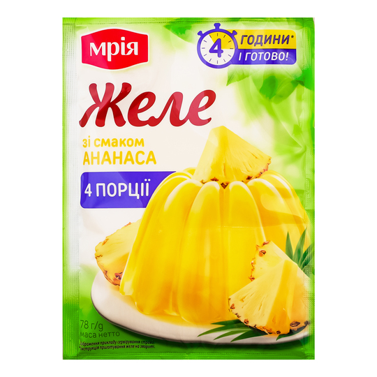 Желе ананас Мрія 78г
