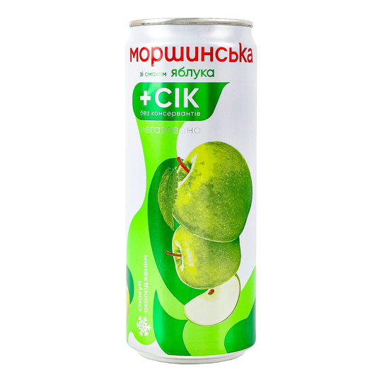 Вода н/г Моршин.яблуко 0,33л з/б