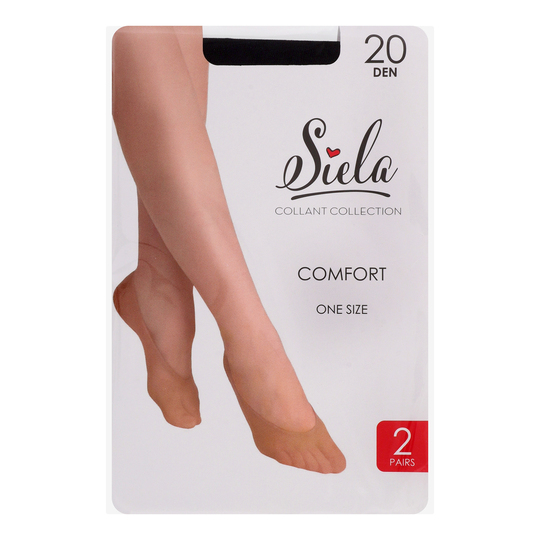 Підслідники ж.Siela nero one size,2 пар.