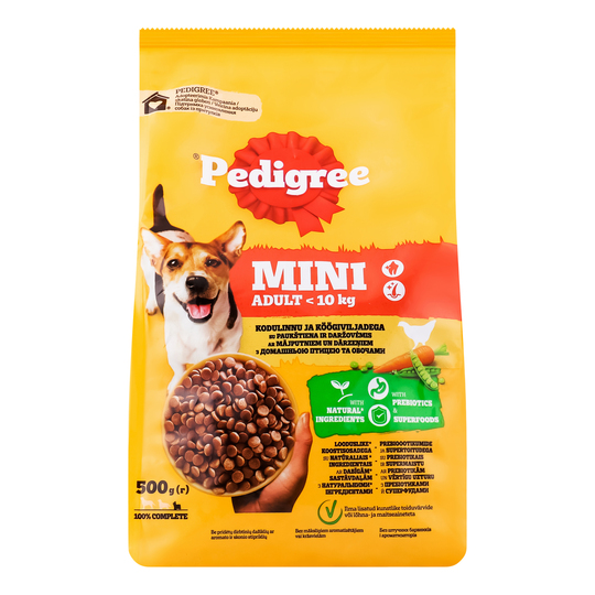 Корм сухий д/соб Pedigree птицяовоч 500г