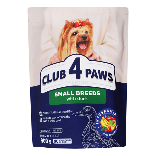 Корм сухий д/собак С4Р мал.пор качка900г