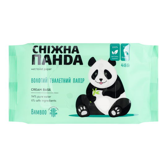 Папір туал.вол. Сніжна Панда Bamboo 48шт