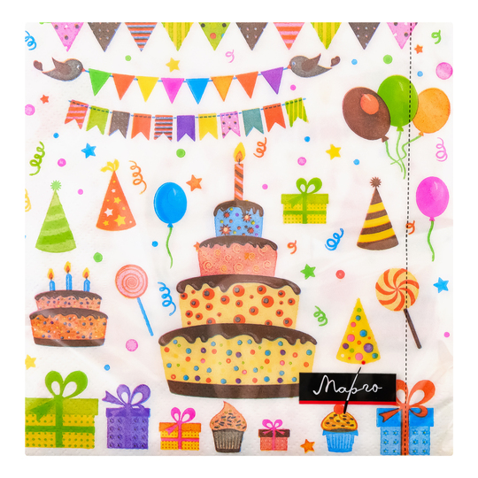 Серветки ст. 3ш. Марго Дитячі 33*33*18шт