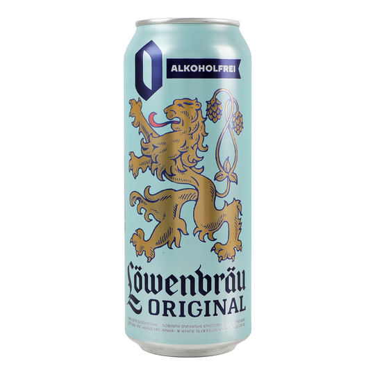 Пиво св.б/а Lowenbrau 0% 0,5л з/б