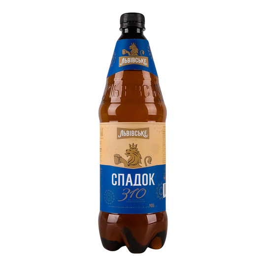 Пиво св.Львівське Спадок 5,0% 0,9л ПЕТ