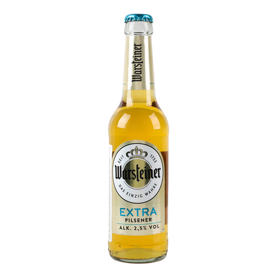 Пиво св.Warsteiner Extra 2,5% 0,33л с/п