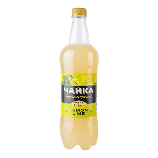 Пиво св.Чайка лим.лайм 4,6% 0,9л ПЕТ