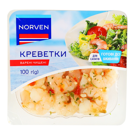 Креветки вар.чищ.в ол.з спец.Norven 100г