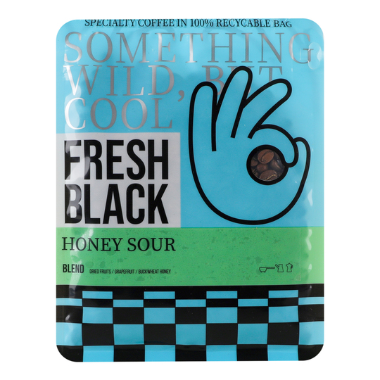 Кава в зернах Honey Fresh Black 200г