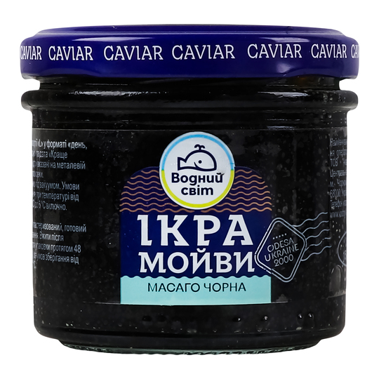 Ікра мойви масаго чор.Водний світ 100г