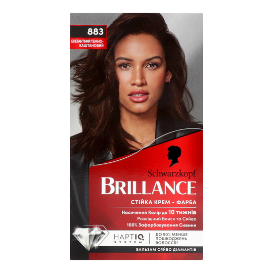 Фарба д/в.Brillance Елегантний Кашт.883
