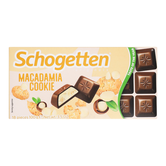 Шоколад з макад.печив.Schogetten 100г