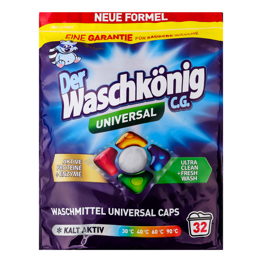 Капсули д/пран.ун.Der Waschkönig Un.32шт