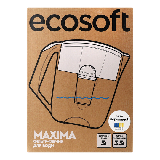 Фільтр-глечик перлинний Ecosoft Maxima