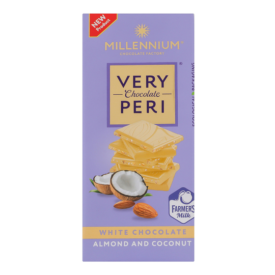 Шоколад білий миг.кокос Millennium 85г