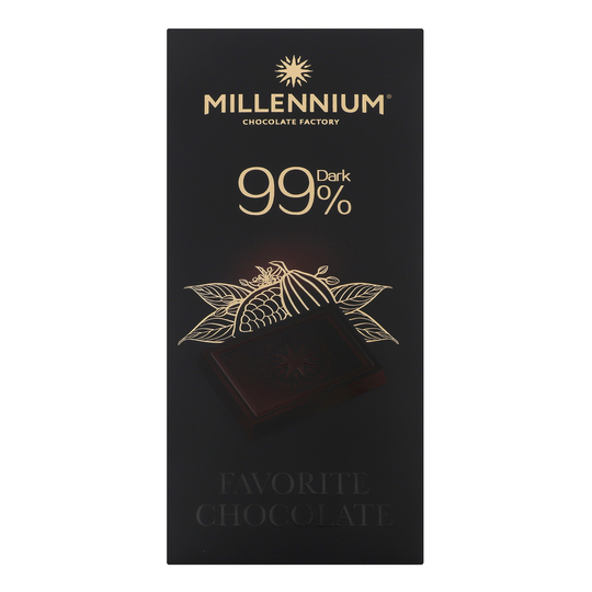 Шоколад чорний 99% Millennium 100г