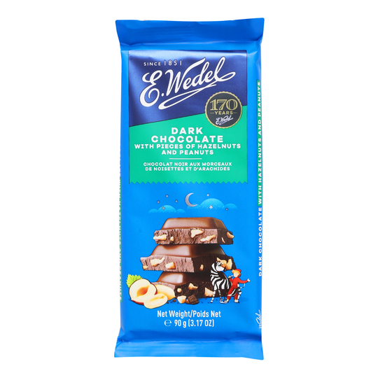 Шоколад чорний з ліс.гор. E.Wedel 90г