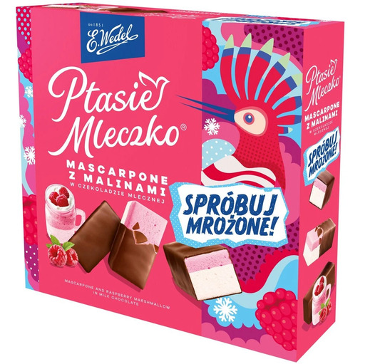 Цукерки пт.мол.ягід.шейк E.Wedel 340г